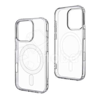 Чехол-накладка для iPhone 16 Pro Max (Magsafe, прозрачный)