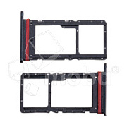 Держатель SIM для Huawei Honor X7a/X7a Plus (RKY-LX1) Черный