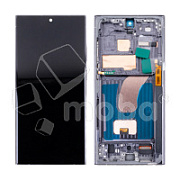Дисплей для Samsung Galaxy S23 Ultra (S918B) модуль с рамкой Черный - (In-Cell)