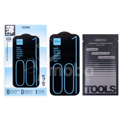 Защитное стекло Remax Medicine Glass UT-01 для iPhone 17 Pro Max (ультратонкое) Черный