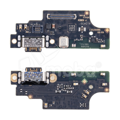 Шлейф для Xiaomi Redmi Note 13 Pro 4G/14S (23117RA68G/2502FRA65G) плата на системный разъем/микрофон - Премиум