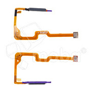 Шлейф для Huawei Honor X6a (WDY-LX1) сканер отпечатка пальцев Черный