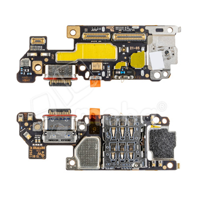 Шлейф для Huawei Honor Magic 7 Pro (PTP-AN10) плата на системный разъем/разъем SIM/микрофон - Премиум