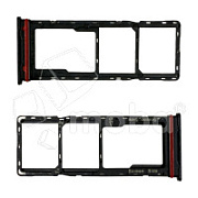 Держатель SIM для Infinix Hot 60i 4G (X6728) Черный