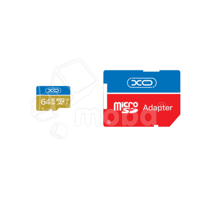 Карта памяти MicroSDXC 64GB Class 10 XO + SD адаптер