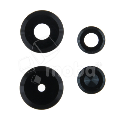 Стекло камеры для Infinix Note 30i (X6716) (комплект 4 шт.) Черный