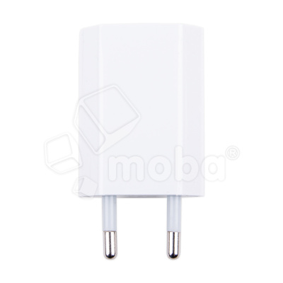 Сетевое зарядное устройство USB для iPhone "Призма" (5W) (тех.упак.) Белый - Китай