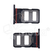 Держатель SIM для Tecno Spark 40 Pro+ (KM7) Черный