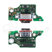 Шлейф для Tecno Camon 40 4G (CM5) плата на системный разъем/микрофон - Премиум