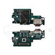 Шлейф для Samsung Galaxy S21 FE (G990B/EU version) плата на системный разъем/разъем SIM/микрофон - Премиум