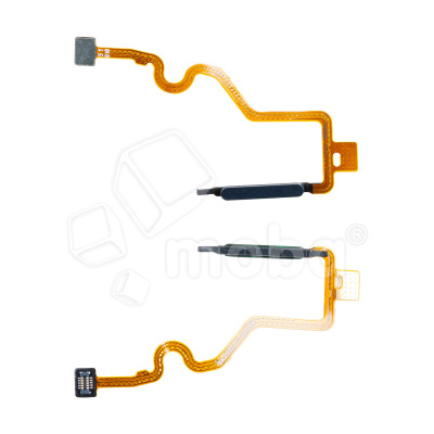 Шлейф для Tecno Spark 20 (KJ5/KJ5n) сканер отпечатка пальцев Черный