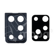 Стекло камеры для Samsung Galaxy A21s (A217F) в сборе с рамкой Черный