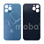 Задняя крышка для iPhone 12 Pro Max (A2411) Синий (стекло, монолит, широкий вырез под камеру, логотип) - Премиум