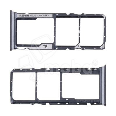 Держатель SIM для Xiaomi Redmi 14C/Poco C75 (2411DRN47C/2410FPCC5G) Черный