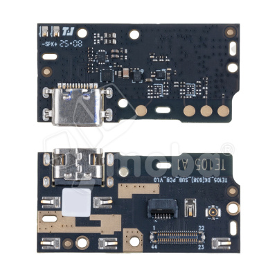 Шлейф для Blackview BV5200/BV5200 Pro плата на системный разъем/микрофон - Премиум