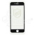 Защитное стекло "Тонкое" для iPhone 7/8/SE (2020)/SE (2022) Черный (Полное покрытие 0,25 мм)