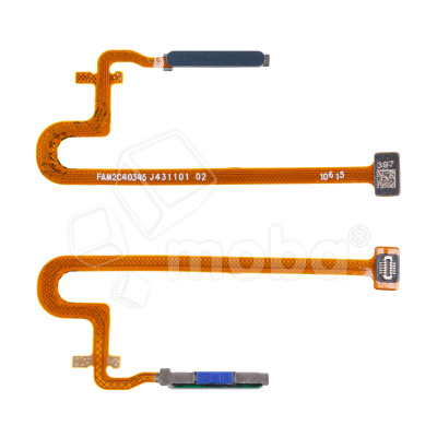 Шлейф для Realme 11 4G (RMX3636) сканер отпечатка пальцев Черный