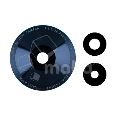 Стекло камеры для Huawei Nova Y72/Y72S/Y63 (MGA-LX3/GFY-LX1/GFY-LX1) (комплект 3 шт.) Черный