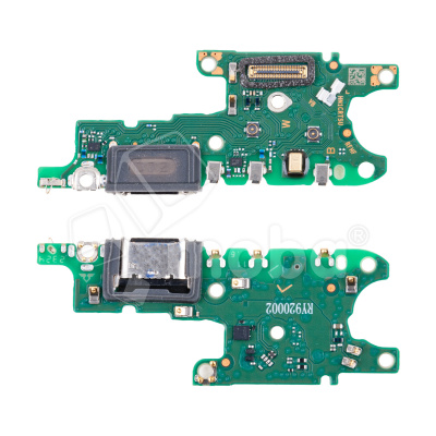 Шлейф для Huawei Honor X8a 4G/90 Lite (CRT-LX1/CRT-NX1) плата на системный разъем/микрофон - Премиум