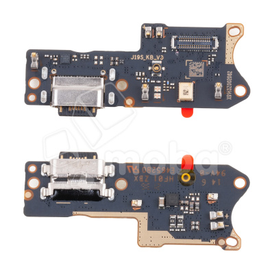 Шлейф для Xiaomi Poco M3/Redmi 9T (M2010J19CG/M2010J19SY) плата системный разъем/микрофон - OR (SP)