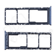 Держатель SIM для Tecno Spark 7 (KF6n) Черный