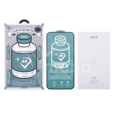 Защитное стекло "Антибликовое" Remax Medicine Glass GL-86 для iPhone 16 Plus Черный