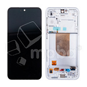 Дисплей для Samsung Galaxy S23 FE (S711B) модуль с рамкой Серебро - OR (SP)