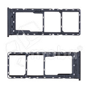 Держатель SIM для Tecno Pova 2 (LE7n) Черный