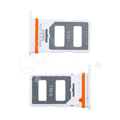 Держатель SIM для Xiaomi Redmi Note 12 Pro 5G (22101316C/22101316I/22101316G) Белый