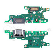 Шлейф для Huawei Honor X8a 4G/90 Lite (CRT-LX1/CRT-NX1) плата на системный разъем/микрофон - Премиум