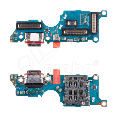 Шлейф для Realme 15 5G (RMX5106) плата системный разъем/разъем SIM/микрофон - Премиум