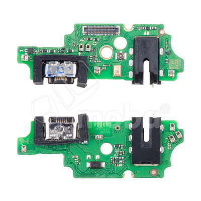 Шлейф для Tecno Pova 6 Neo (LI6) плата на системный разъем/разъем гарнитуры/микрофон - Премиум