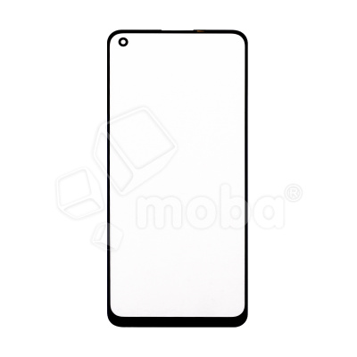 Стекло для переклейки Realme 8 4G/8 Pro (RMX3085/RMX3081) с OCA пленкой Черный - OR (Mitsubishi)