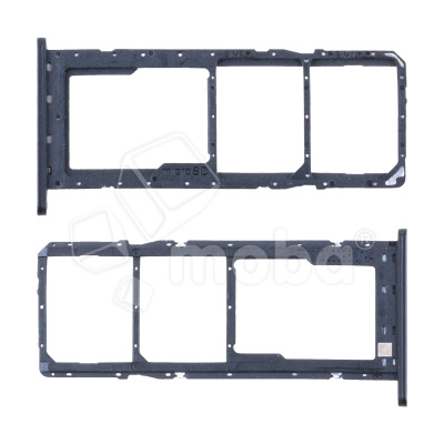 Держатель SIM для Samsung Galaxy A03s (A037F) Черный