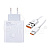 Сетевое зарядное устройство USB для Xiaomi Turbo Charger (67W, QC3.0, кабель Type-C с чипом IC) Белый