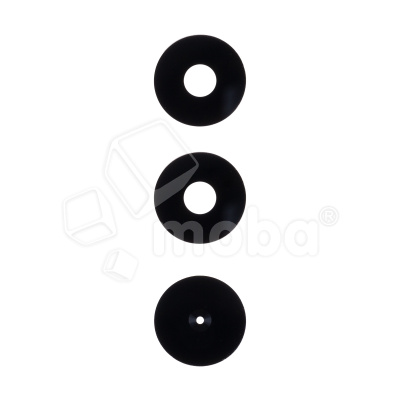 Стекло камеры для Realme C75 4G (RMX3941) (комплект 3 шт.) Черный