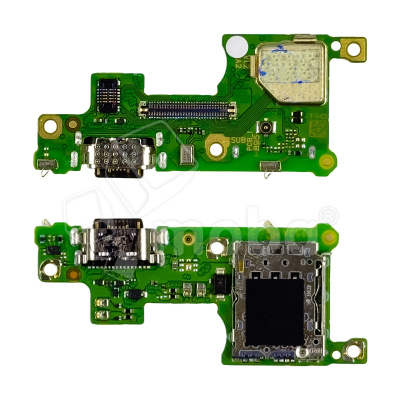 Шлейф для Infinix Note 40 4G/40 Pro 4G (X6853/X6850) плата на системный разъем/разъем SIM/микрофон - Премиум