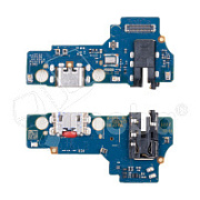 Шлейф для Realme C30s (RMX3690) плата на системный разъем/разъем гарнитуры/микрофон - Премиум