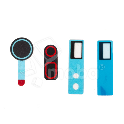 Наклейка (пыльник) передней камеры и датчиков на дисплей для iPhone 14 Pro/14 Pro Max (комплект 3 шт.)