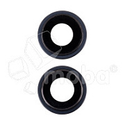 Стекло камеры для iPhone 15/15 Plus (комплект 2 шт.) Черный