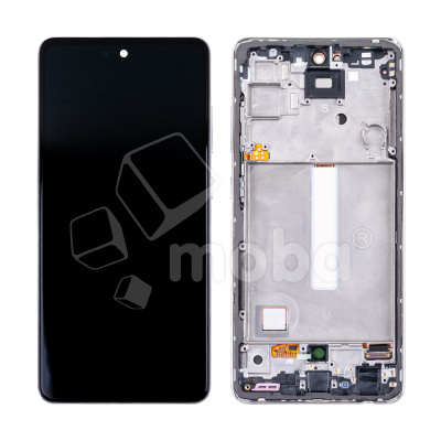 Дисплей для Samsung Galaxy A52/A52 5G/A52s 5G (A525F/A526B/A528B) модуль с рамкой Белый - OR (SP)