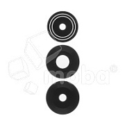 Стекло камеры для Tecno Pova 6 Pro 5G (LI9) (комплект 3 шт.) Черный