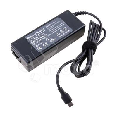 Блок питания (сетевой адаптер) для ноутбука 20V, 4,5A, 90W (Type-C) - Стандарт