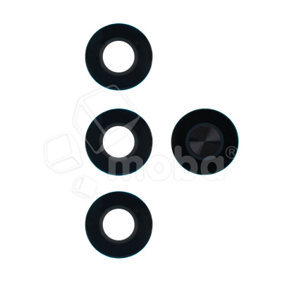 Стекло камеры для Huawei Honor X8c (ABR-LX1) (комплект 4 шт.) Черный