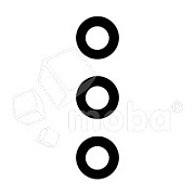 Стекло камеры для Samsung Galaxy A04s (A047F) (комплект 3 шт.) Черный