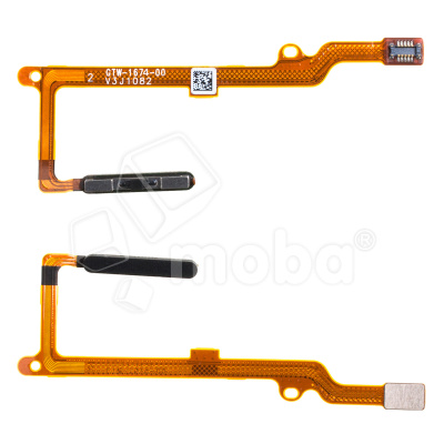 Шлейф для Huawei Nova 8i/Honor 50 Lite (NEN-LX1/NTN-LX1) сканер отпечатка пальцев Черный