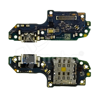 Шлейф для Huawei Nova Y72/Y72S/Y63 (MGA-LX3/GFY-LX1) плата системный разъем/разъем SIM/микрофон - Премиум