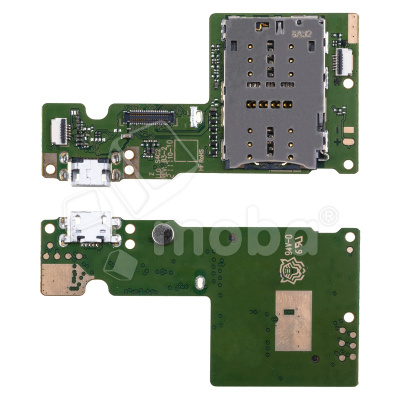 Шлейф для Lenovo Tab M10 (TB-X505X) плата системный разъем/разъем SIM/микрофон
