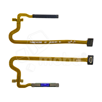 Шлейф для Realme Note 60 (RMX3933) сканер отпечатка пальцев Черный