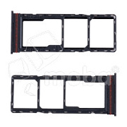 Держатель SIM для Infinix Smart 10 (X6725) Черный